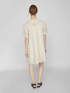 Vila Mini Jurken Jurk Dames Beige -Vila 9e3901572c117a7c25b1be2f55d1e6ab