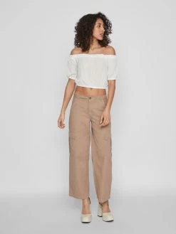 Vila Crop Tops Top Dames Wit 13 Vila Crop Tops Top Dames Wit -Vila 9e5066d4b018171456bbcfac823a2444