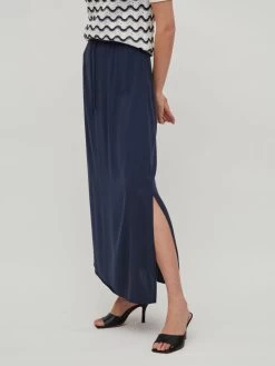 Vila Maxi Rokken Rok Dames Donkerblauw -Vila 9e60c8fcbbc1724e8d6443f0fe6b54a8