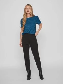 Vila T-shirts Shirt Dames Blauw 11 Vila T-shirts Shirt Dames Blauw -Vila 9fee6d7d6ed65e2001f1ae287be6ea16