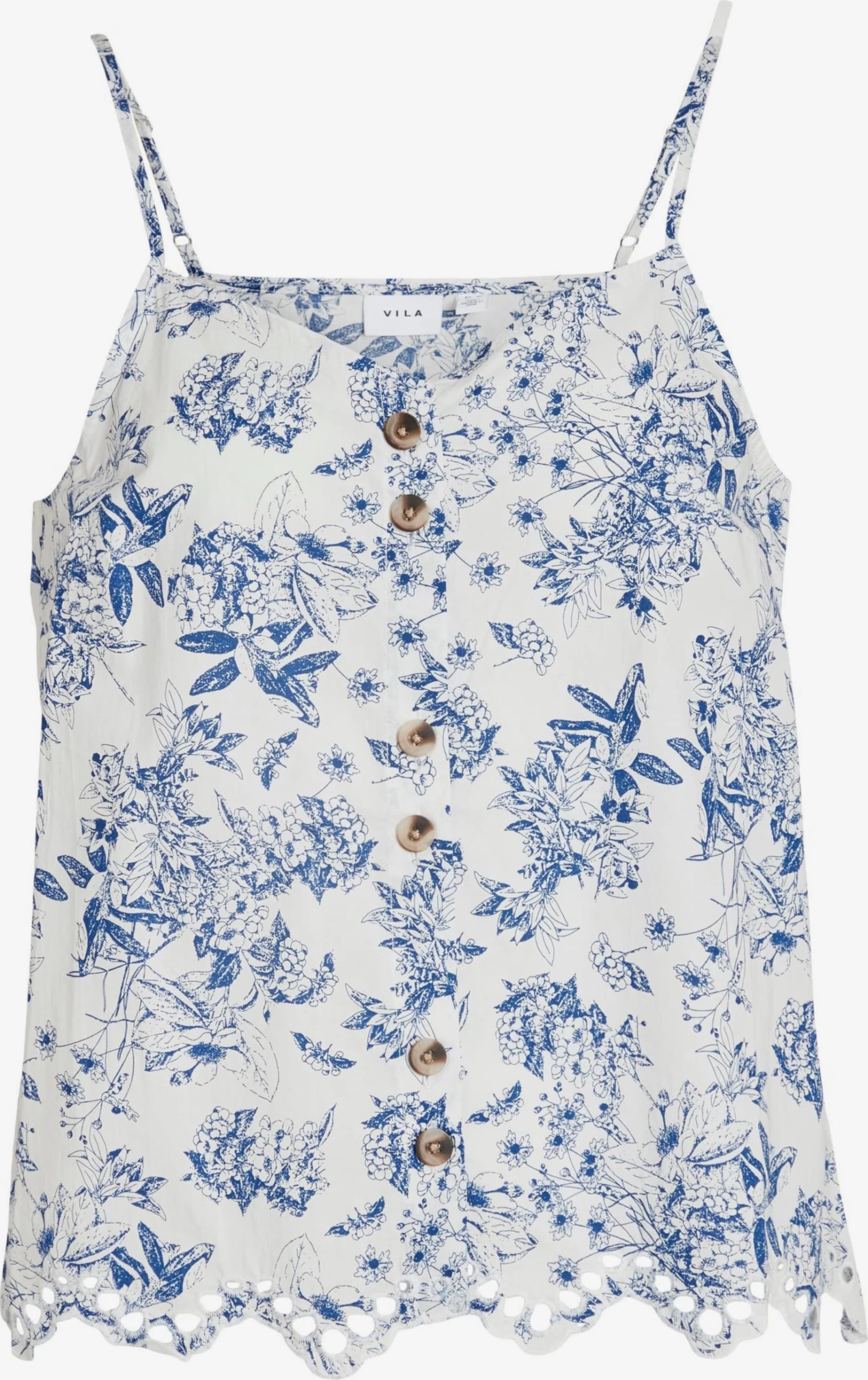 Vila Spaghetti Tops Top Camelina Dames Wit 3 Vila Spaghetti Tops Top Camelina Dames Wit