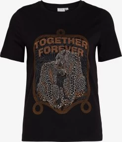 Vila T-shirts Shirt SYBIL Dames Zwart