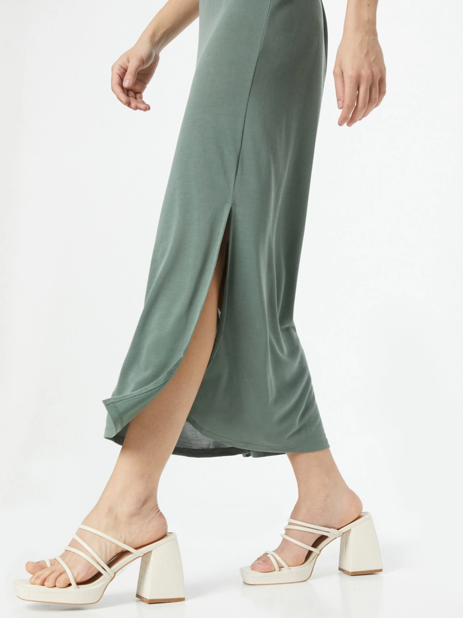 Vila Maxi Rokken Rok Dames Olijfgroen 4 Vila Maxi Rokken Rok Dames Olijfgroen - Afbeelding 2