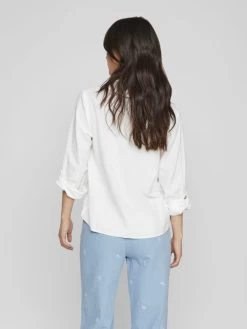 Vila Overhemden Blouse Dames Offwhite -Vila a1500d5ffe29c627d59933d462dabe66