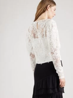 Vila Kanten Blouses Blouse LISA Dames Offwhite -Vila a1cb3807bdd18c219bd50af25d9219d8