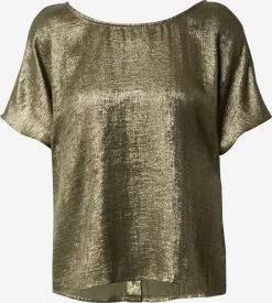 Vila Blouses Met Korte Mouw Blouse Dames Olijfgroen