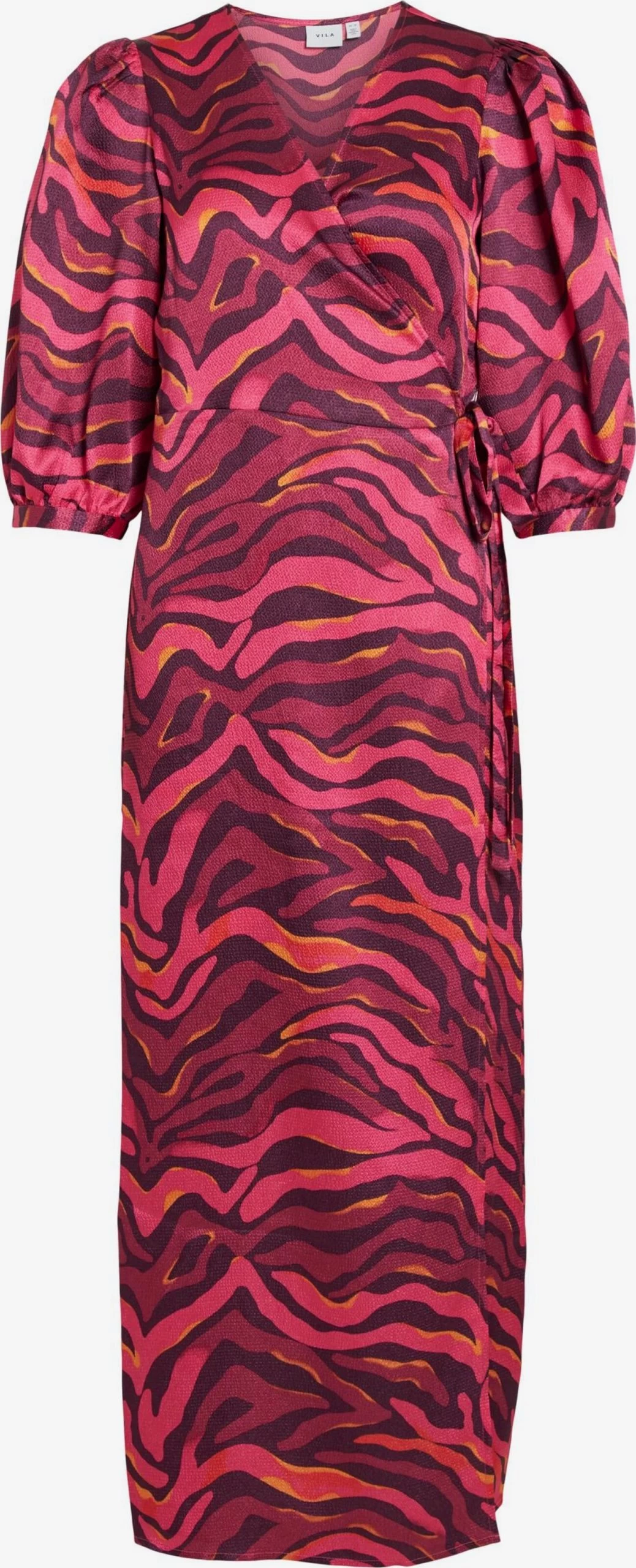 Vila Maxi Jurken Jurk Camila Dames Wijnrood