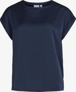 Vila T-shirts Shirt Dames Navy