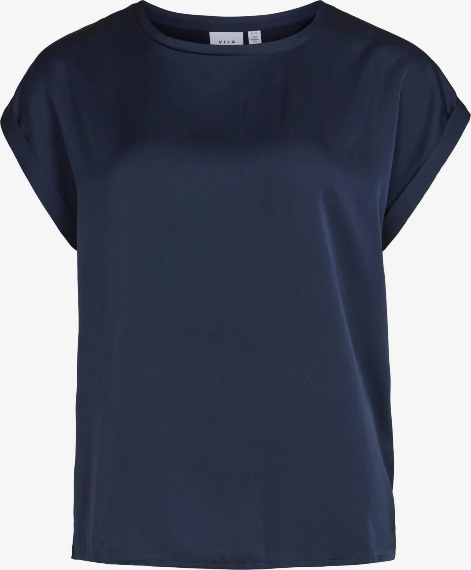 Vila T-shirts Shirt Dames Navy