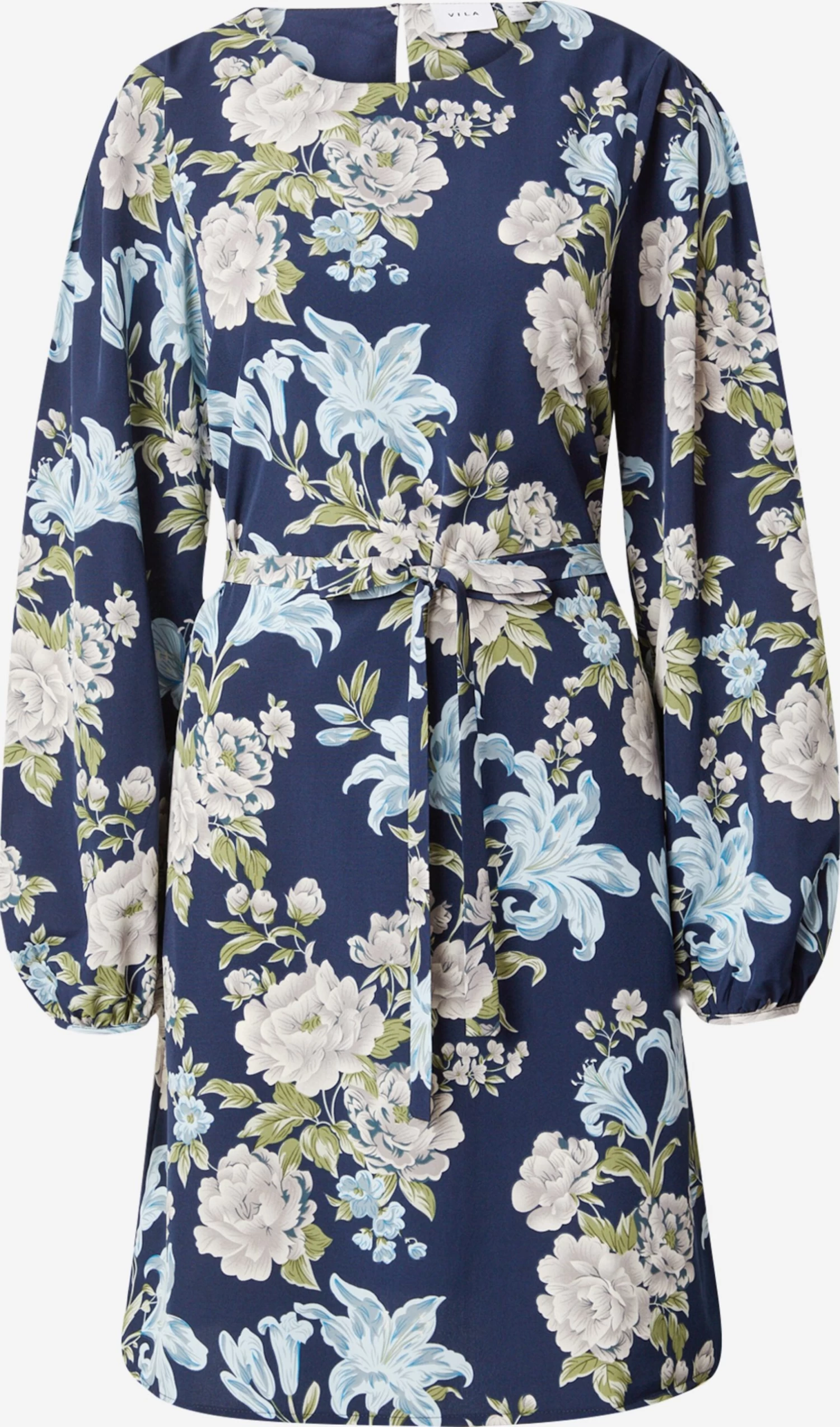 Vila Mini Jurken Jurk CHARLOTTI Dames Navy / Lichtblauw 3 Vila Mini Jurken Jurk CHARLOTTI Dames Navy / Lichtblauw