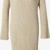 Vila Gebreide Jurken Gebreide Jurk Dames Donkerbeige