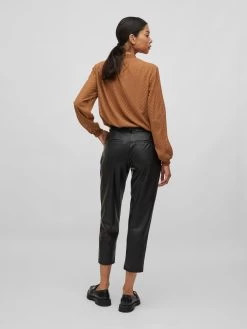 Vila Blouseshirts Blouse Michelle Dames Karamel -Vila a58d93e4f6719d602711f4c6fd405cf9