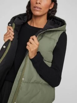 Vila Bodywarmers Bodywarmer Dames Olijfgroen -Vila a659081729b0c80143fab9f2983bfc05