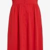 Vila Maxi Jurken Jurk Dames Vuurrood -Vila a666d276c25fab2b02001920a53984aa