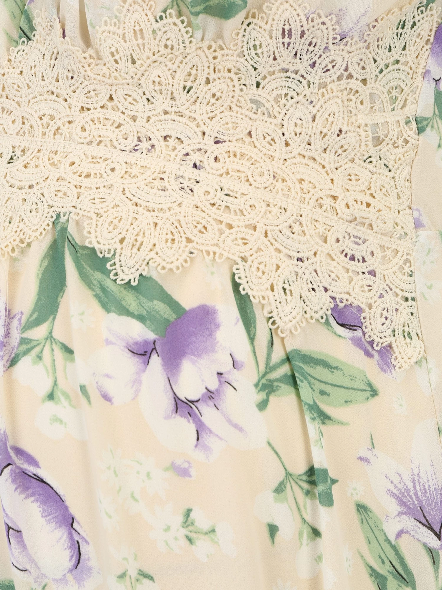 Zomerjurken Zomerjurk Milina Dames Crème 5 Zomerjurken Zomerjurk Milina Dames Crème - Afbeelding 3