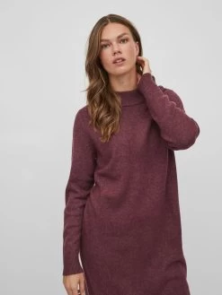 Vila Gebreide Jurken Gebreide Jurk Dames Bessen -Vila a6c8b81f5536267ff0703eb912d821bd