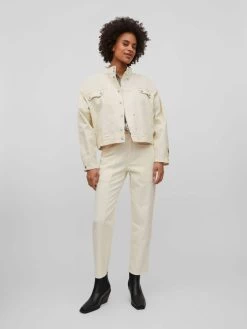 Vila Tussenjassen Tussenjas Dames Beige -Vila a710bdf0f65f7bdce88c6819f6dacded