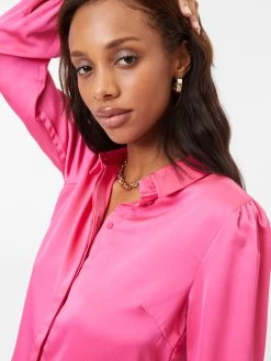 Vila Overhemden Blouse Dames Pink -Vila a73e9a030501673b0b9c751b4ba8c8d7