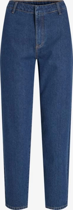 Vila Straight Regular Jeans Carry Dames Donkerblauw