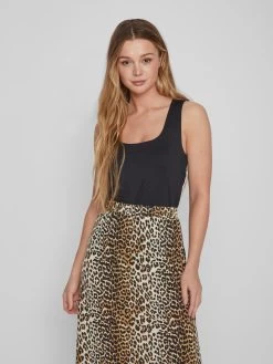 Vila Mouwloze Shirts Top KENZA Dames Zwart -Vila a7584d48ec6dceaebaff71c11903ba6b