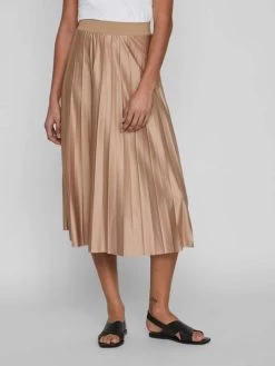 Vila Midi Rokken Rok Nitban Dames Sand -Vila a7eabab89497c3308900be485b14bf3d