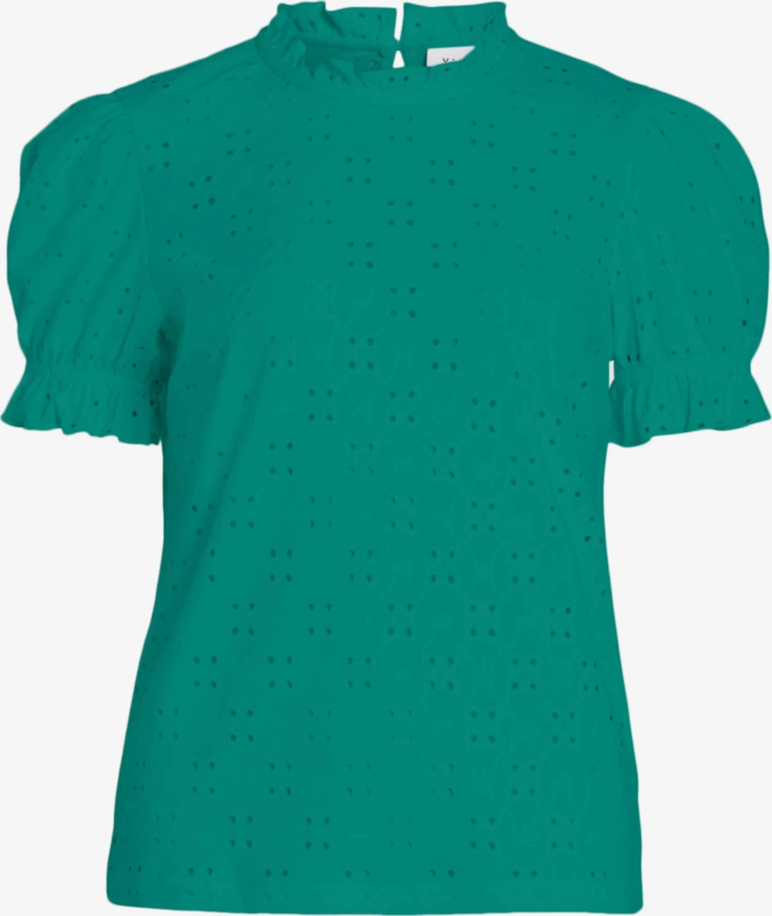 Vila Blouses Met Korte Mouw Blouse Kawa Dames Groen 3 Vila Blouses Met Korte Mouw Blouse Kawa Dames Groen