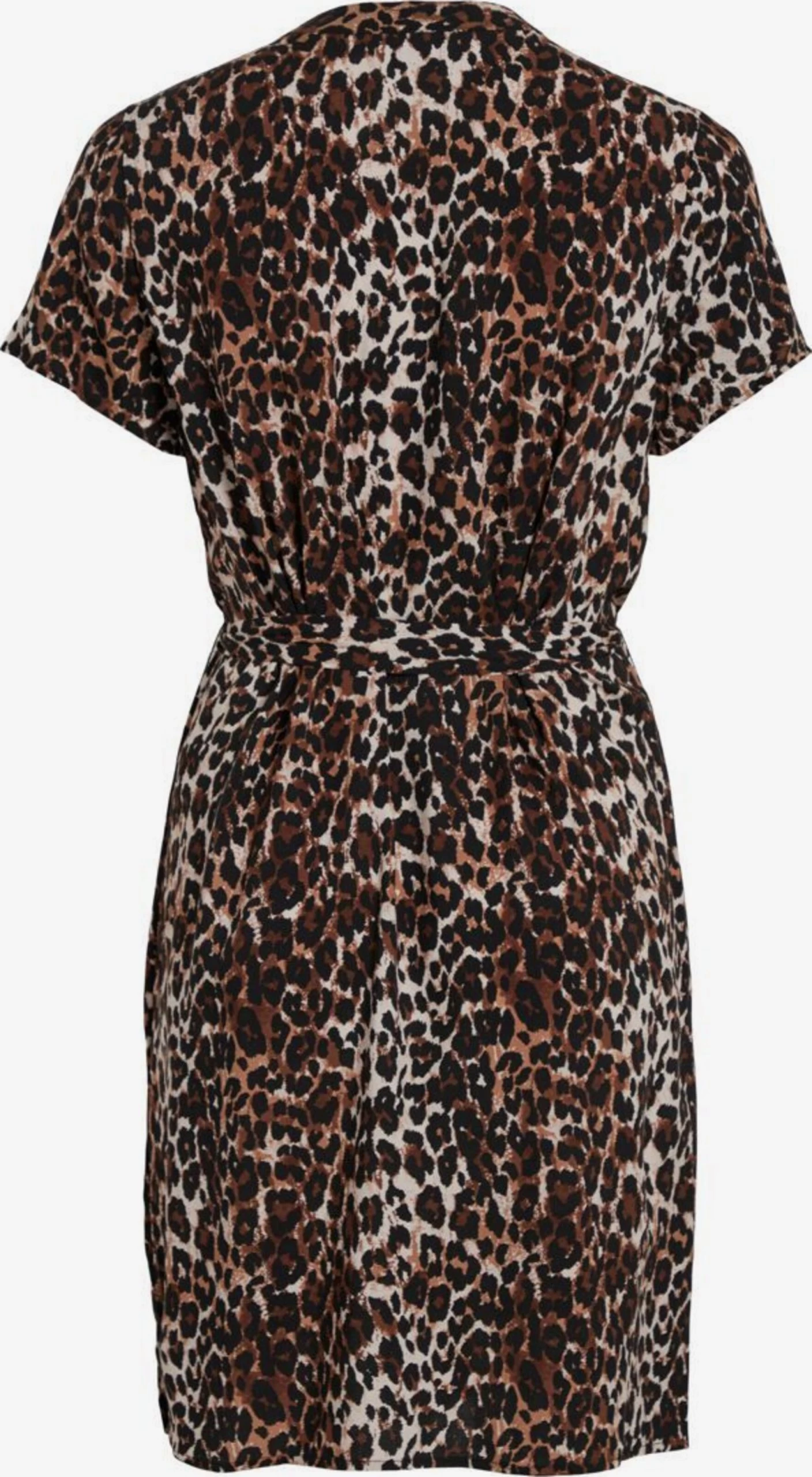 Vila Blousejurken Blousejurk Dames Bruin / Lichtbruin / Lichtgrijs 4 Vila Blousejurken Blousejurk Dames Bruin / Lichtbruin / Lichtgrijs - Afbeelding 2