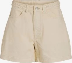 Vila Denim Shorts Regular Jeans Hilva Dames Crème