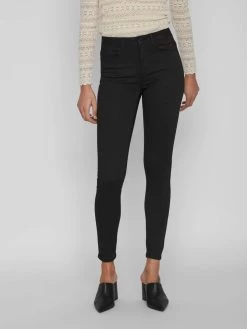 Vila Jeans Skinny Jeans Stay Dames Zwart -Vila a92db392b8fff130ed05d96ea3e50b5c