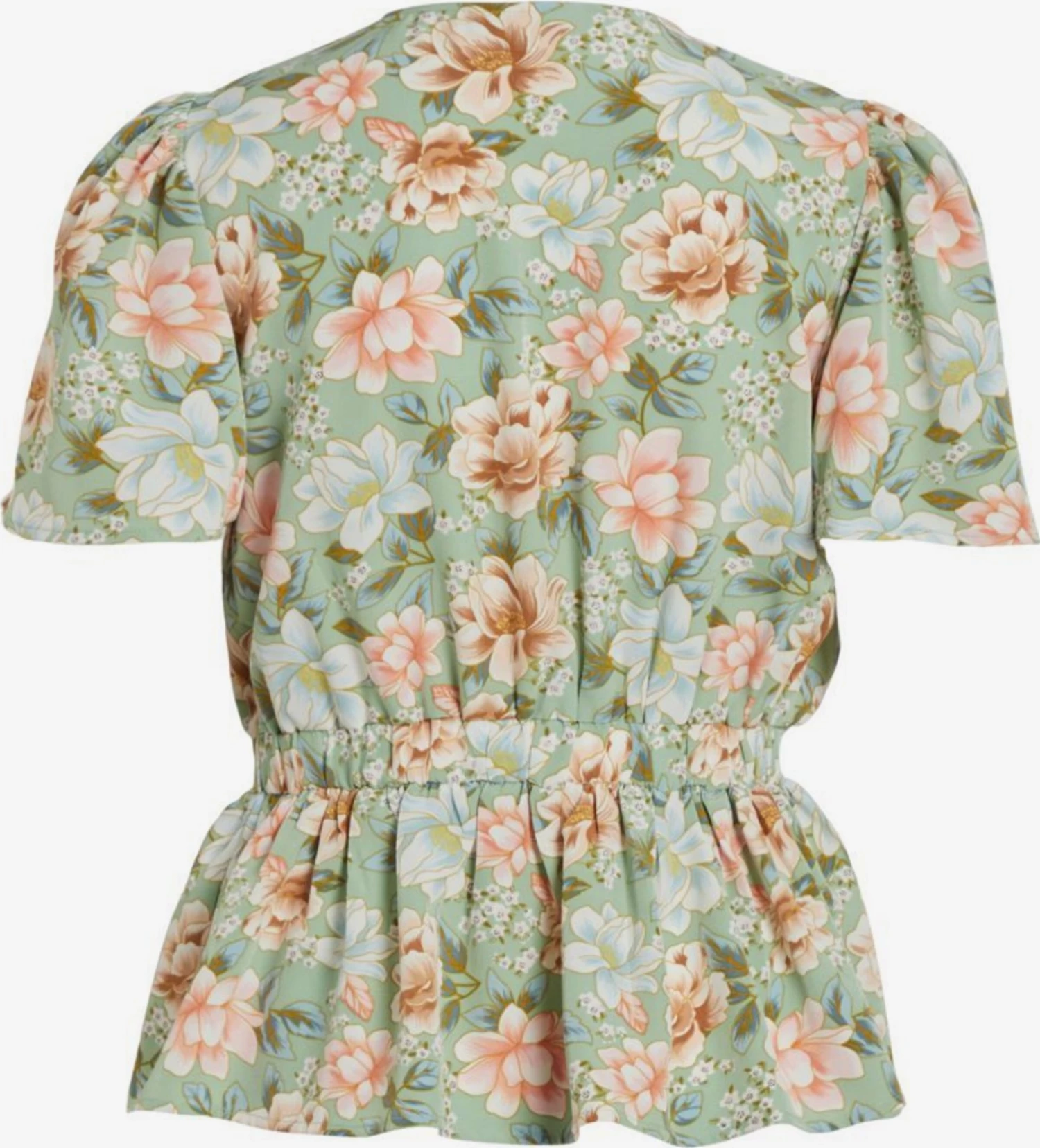 Vila Blouses Met Korte Mouw Blouse Dames Lichtgroen 4 Vila Blouses Met Korte Mouw Blouse Dames Lichtgroen - Afbeelding 2