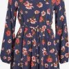 Vila Mini Jurken Jurk Dames Blauw -Vila a9a5cc1bea1edf9fe08aa33ad75e177b
