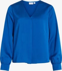 Vila Blouseshirts Blouse Dames Blauw