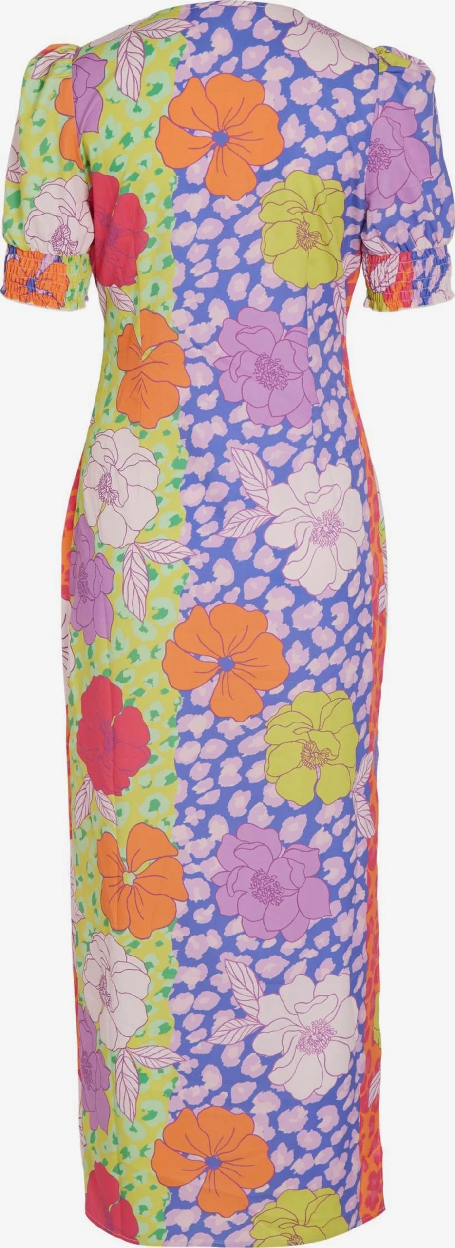 Vila Midi Jurken Jurk Dames Gemengde Kleuren 4 Vila Midi Jurken Jurk Dames Gemengde Kleuren - Afbeelding 2