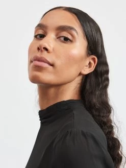 Vila Blousejurken Blousejurk Saffa Dames Zwart -Vila aab6a7f89ccfab285af4dcbde3aa5671