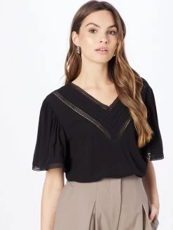 Vila Blouses Met Korte Mouw Blouse VISIA Dames Zwart 10 Vila Blouses Met Korte Mouw Blouse VISIA Dames Zwart -Vila ab5f5c62d4a257203e8892c7cf12a9cb