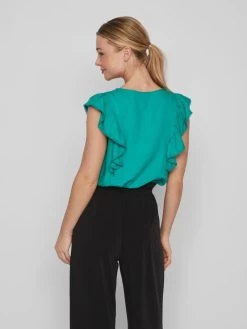 Vila T-shirts Shirt Dames Jade Groen 11 Vila T-shirts Shirt Dames Jade Groen -Vila abcb7e4bdb59693af6abda997d6d7ef6