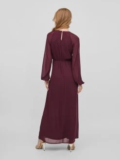 Vila Avondjurken Avondjurk Milina Dames Bordeaux -Vila abd02d59a419a38679720664735182ea
