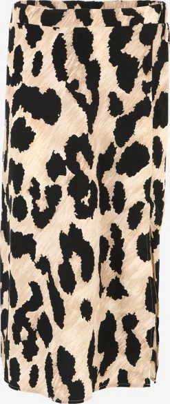 Midi Rokken Rok VIBELINA Dames Zwart