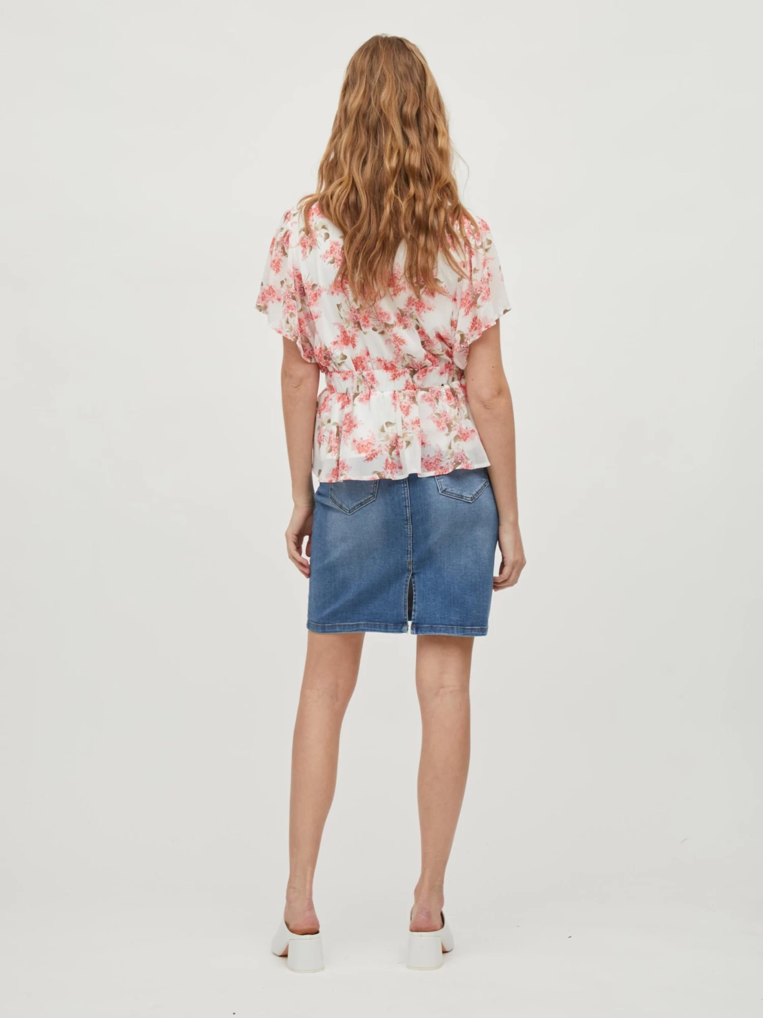 Vila Mini Rokken Rok May Dames Blauw 7 Vila Mini Rokken Rok May Dames Blauw - Afbeelding 5