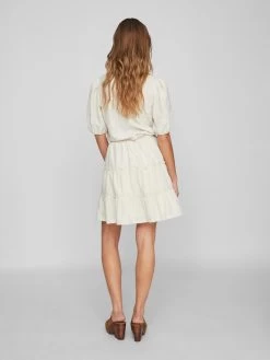 Vila Mini Rokken Rok DELLA Dames Crème -Vila ac1ca4b5e24d22e9ff07b96f7e1f3950