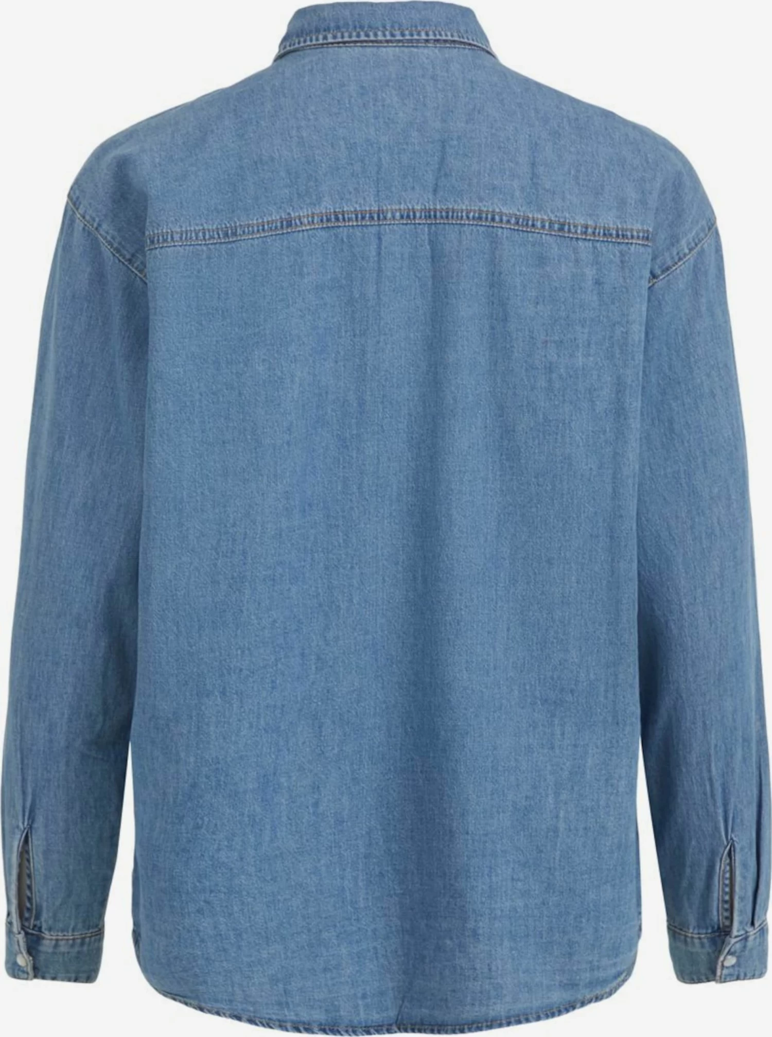 Vila Spijkerblouses Blouse Ninas Dames Blauw 5 Vila Spijkerblouses Blouse Ninas Dames Blauw - Afbeelding 3