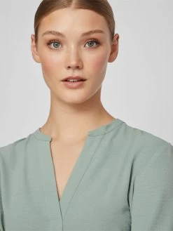 Vila Blouses Met Korte Mouw Blouse Dames Groen -Vila adcd79ae565b5afa559373dc8bbde0c7