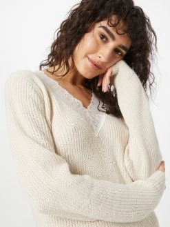 Vila Gebreide Jurken Gebreide Jurk GLACY Dames Beige -Vila aee4c1e177a61662e2e3997ba4bea1f8