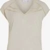 Vila T-shirts Shirt Noel Dames Crème -Vila afb75cc5093e8d07def279c2d56867c1