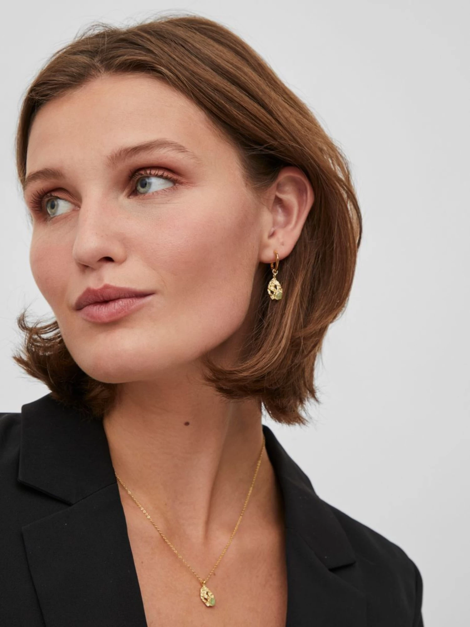 Vila Oorhangers Oorbellen Dames Goud 5 Vila Oorhangers Oorbellen Dames Goud - Afbeelding 3