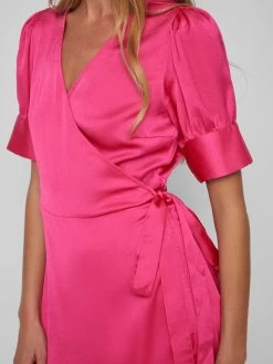 Vila Midi Jurken Jurk Naria Dames Magenta -Vila b015d7ca37ebdce86c894713e355c8ff