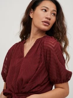 Vila Zomerjurken Zomerjurk Michelle Dames Karmijnrood -Vila b11a1210fa4e77e43635a0f139dfd545