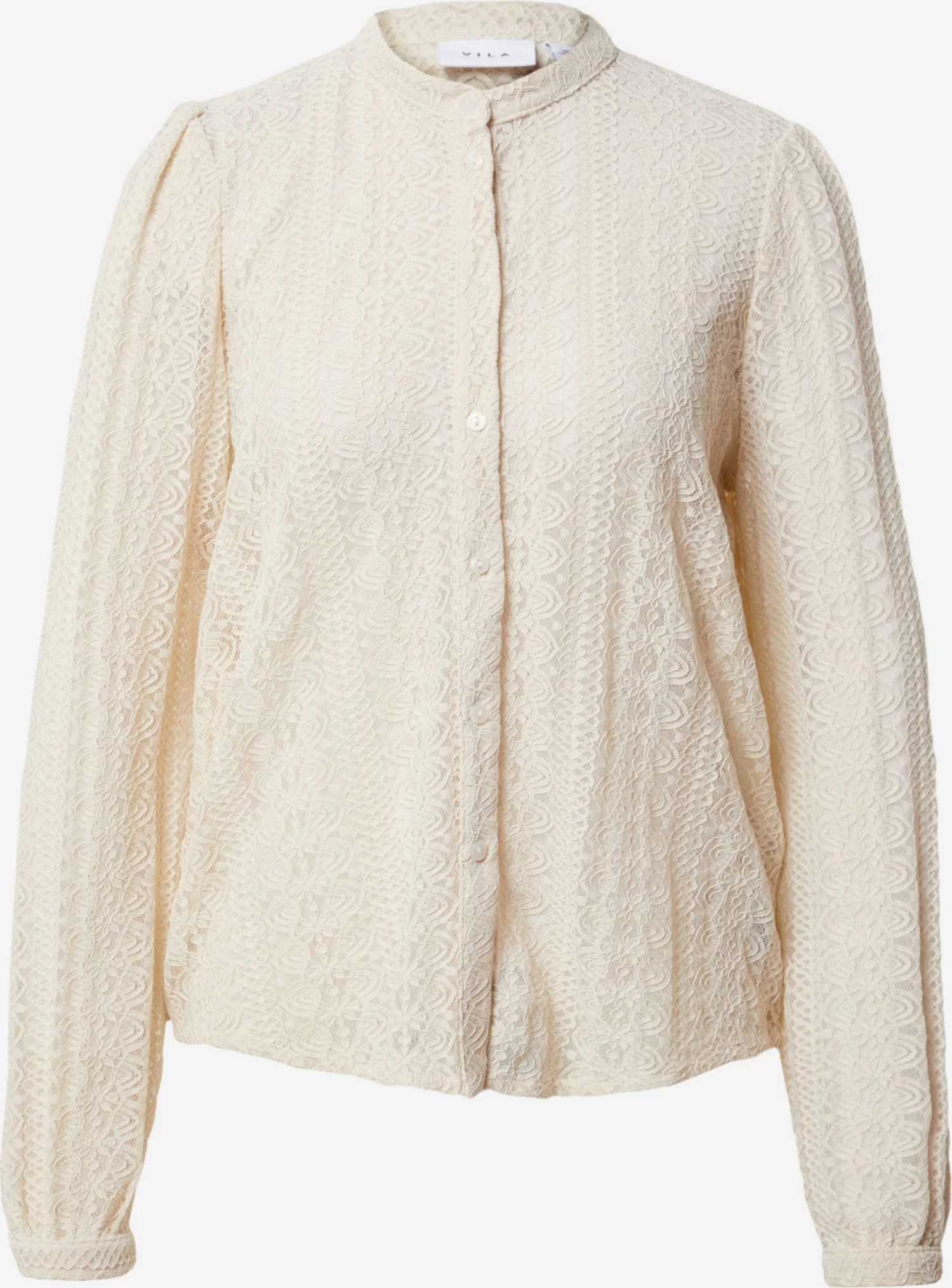 Vila Overhemden Blouse Chikka Dames Crème 3 Vila Overhemden Blouse Chikka Dames Crème