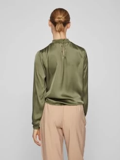 Vila Blouseshirts Blouse Dames Groen -Vila b15e9dc8c89cfa750dedc72fb155e18e