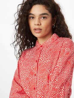 Vila Blousejurken Blousejurk Paya Dames Rood -Vila b18b4b78d7a6007add5c4d4668a202fd